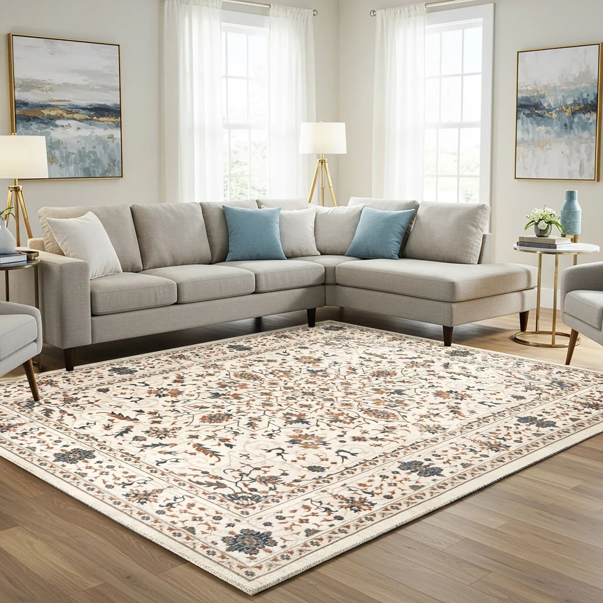 Hampton Court Area Rug 8 x 10 Approx. 1903565 #103147