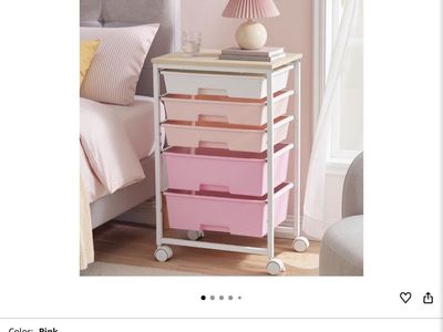 Nightstand organizer cart- new in box!