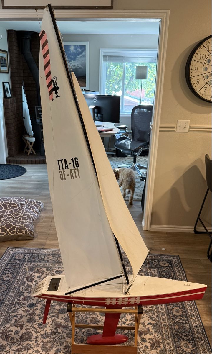 Remote control sail boat