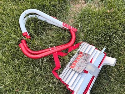 Kidde KL-2S 2-Story Fire Escape Ladder, 13 ft, 1000 lb Load Capacity, Tangle-Free