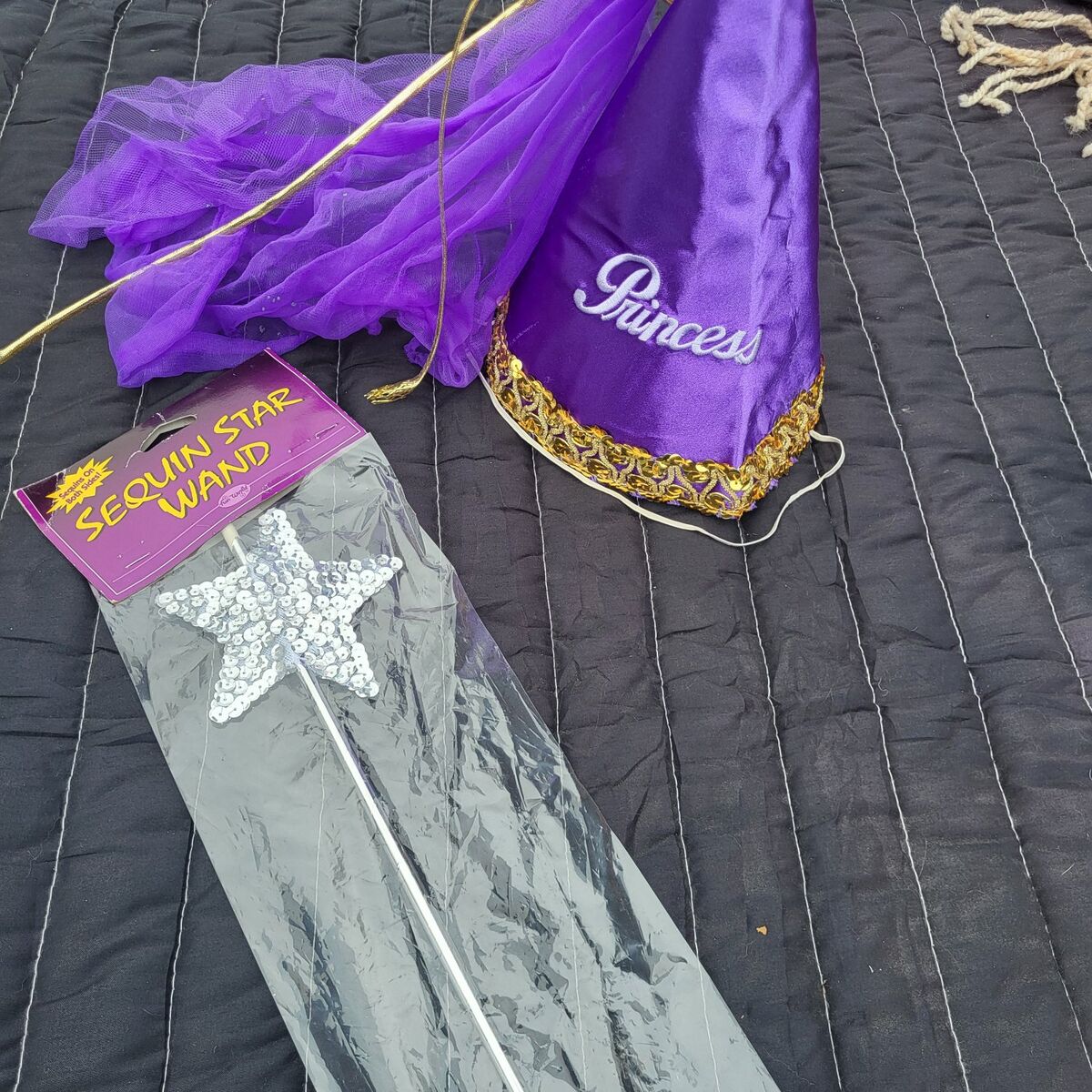 Princess hat and wand