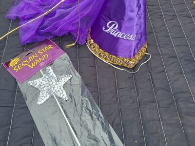 Princess hat and wand