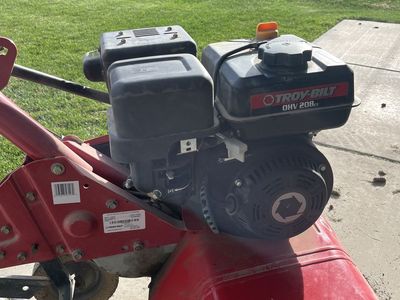 Troy built front tine garden tiller