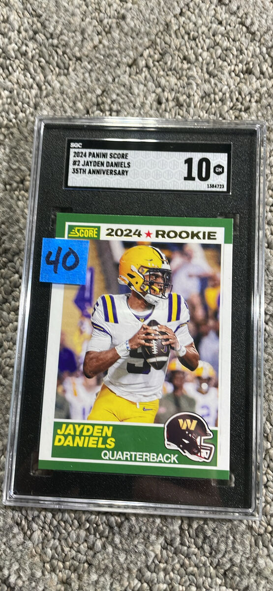 Jayden Daniels Washington Commanders grade 10 graded slabs