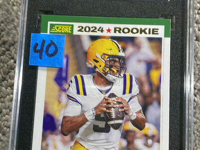 Jayden Daniels Washington Commanders grade 10 graded slabs