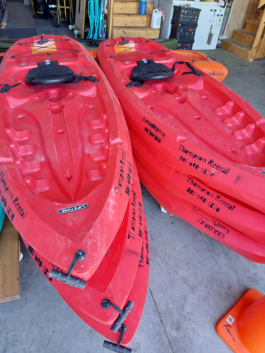 Thompson Rentals Kayaks for sale