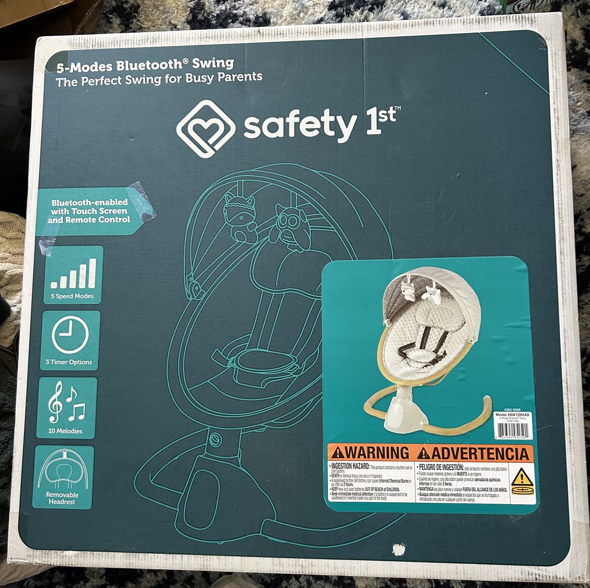 safety 1st 5 modes bluetooth swing