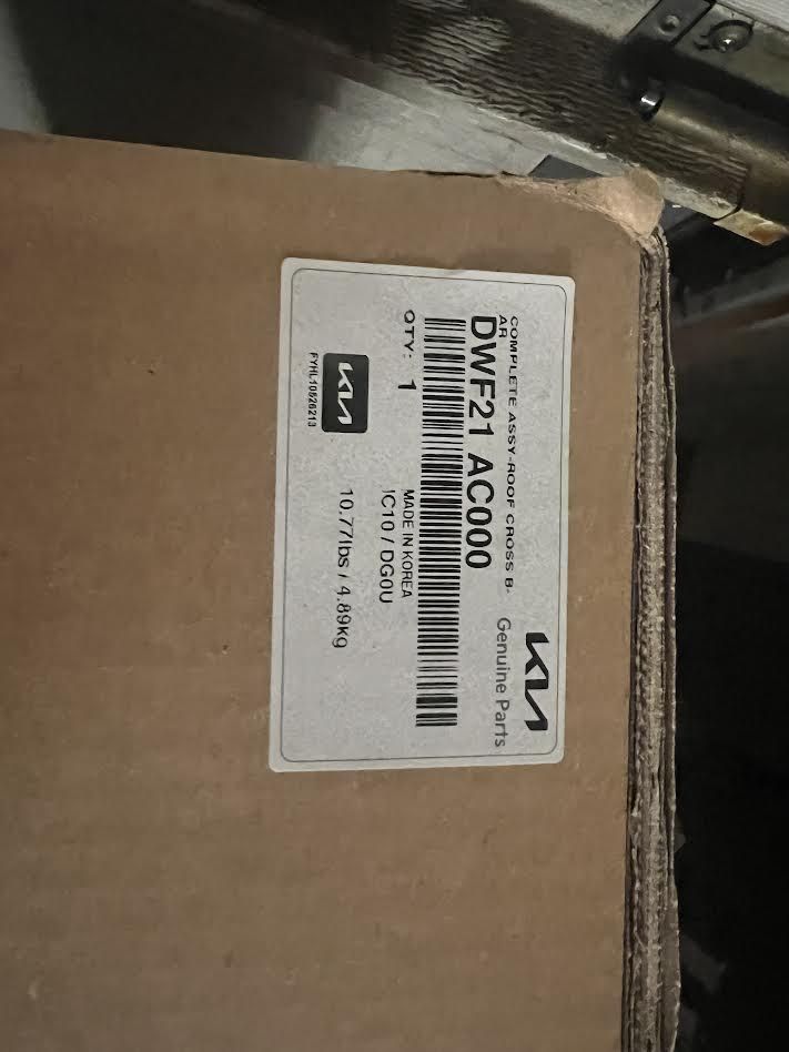 2025 Sportage Roof Rack Cross Bars