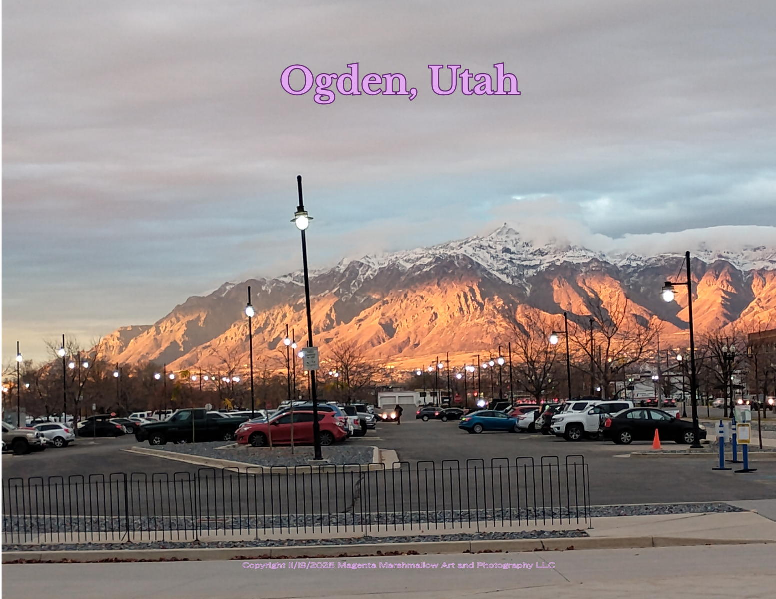 Ogden, Utah - Fleece Blanket,
