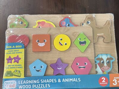 Chuckle & Roar Wood Puzzles