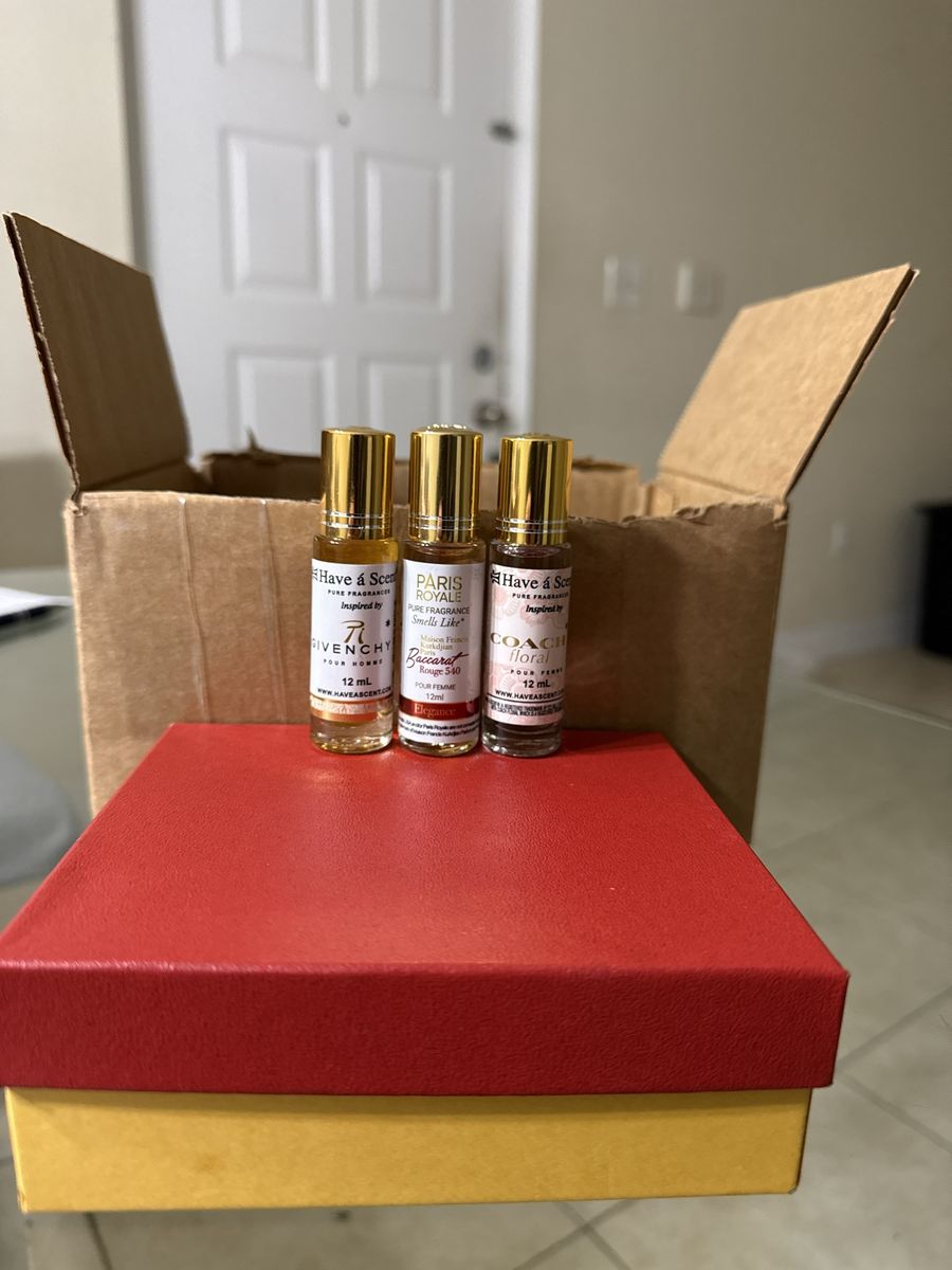 Assorted Pure Fragrance Oil Roller Bottles 12ml - Have A Scent & Paris Royale