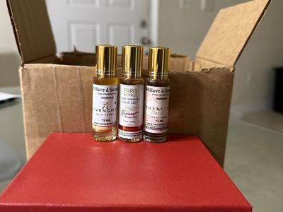 Assorted Pure Fragrance Oil Roller Bottles 12ml - Have A Scent & Paris Royale
