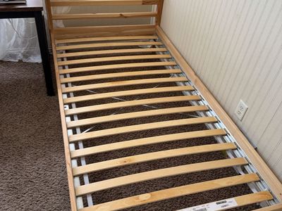 IKEA wooden bed