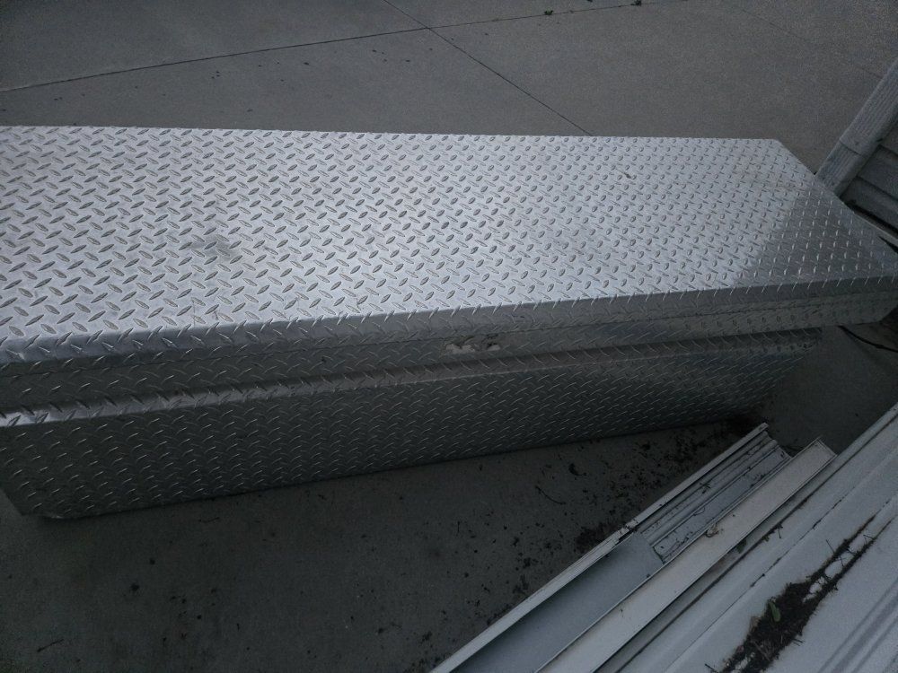 Adrian Steel Diamond Plate Aluminum Truck Tool Box - Cargo Management System, Made in USA
