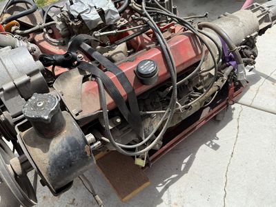 1966 Oldsmobile engine. Runs great!