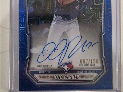 2026 Bowmans JoJo Parker Autograph Blue Refractor /150