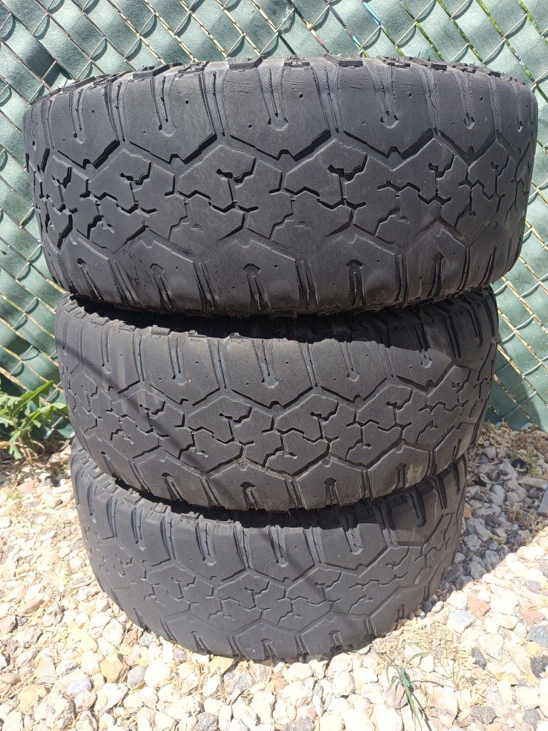 trail hog a/t tires with GMC wheels