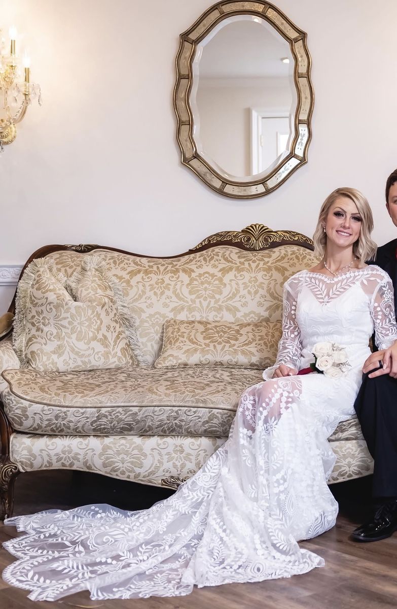 Boho Wedding Dress – Size 4