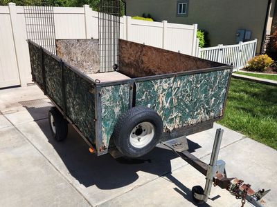 5X8 Utility Trailer w/ Loading Ramp