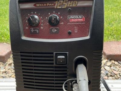 Lincoln Electric Weld Pak 125 HD MIG Welder - 120V, Compact & Portable