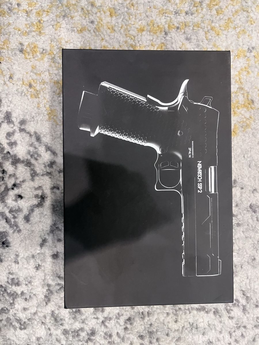 Novritsch ssp2 gas blowback airsoft pistol.
