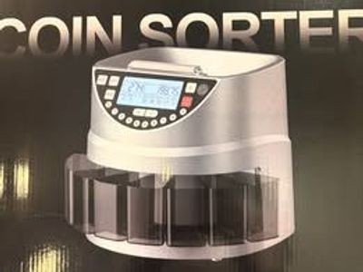 Electronic Coin Sorter and Counter with LCD Display