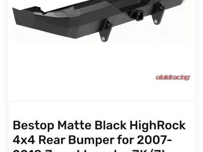 wrangler rear bumper
