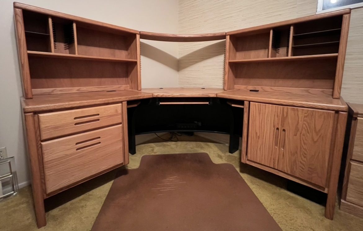 Wood desk