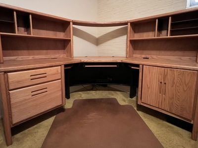 Wood desk