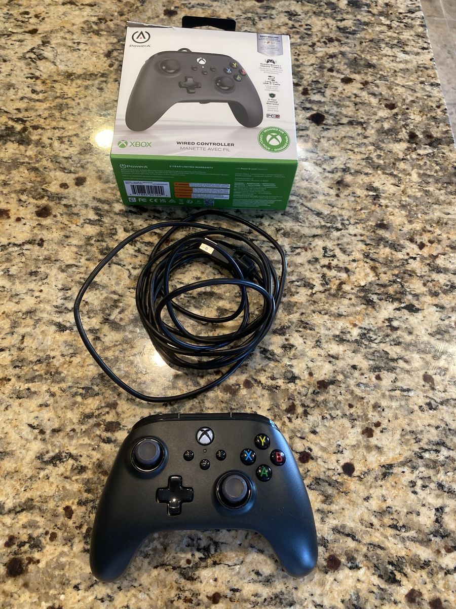 PowerA Wired Controller for Xbox Series X|S, Xbox One, PC - Black