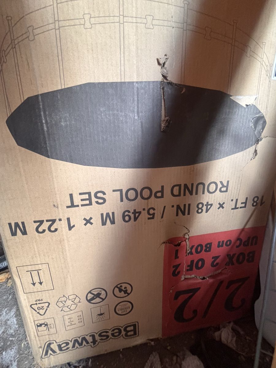 Bestesy 18 ft X 4 Ft Deep Above Ground Pool