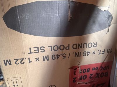 Bestesy 18 ft X 4 Ft Deep Above Ground Pool