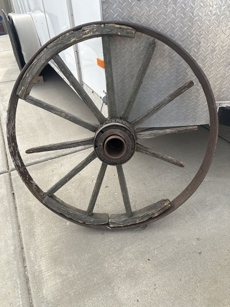 Antique Wooden Wheel