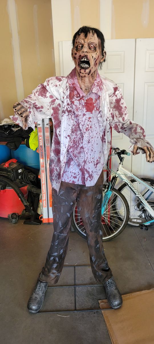 Zombie Halloween Decor - Life-Size "Dead of Day" (1985 Movie Themed)