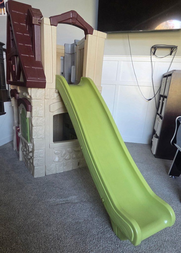 Step2 Two-Story Playhouse with Slide, Ladder, and Play Kitchen