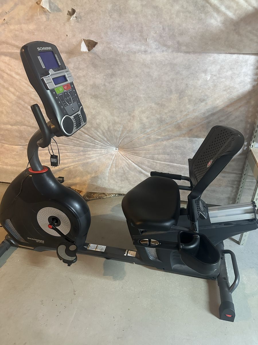 Schwinn Recumbent Bike 270 - Lightly Used Exercise Bike with Digital Console