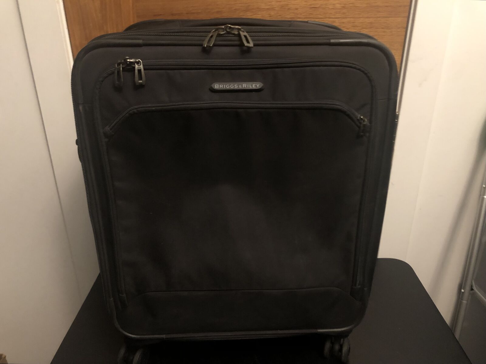 Briggs and Riley Check In Garment Suitcase Spinner Luggage Bag