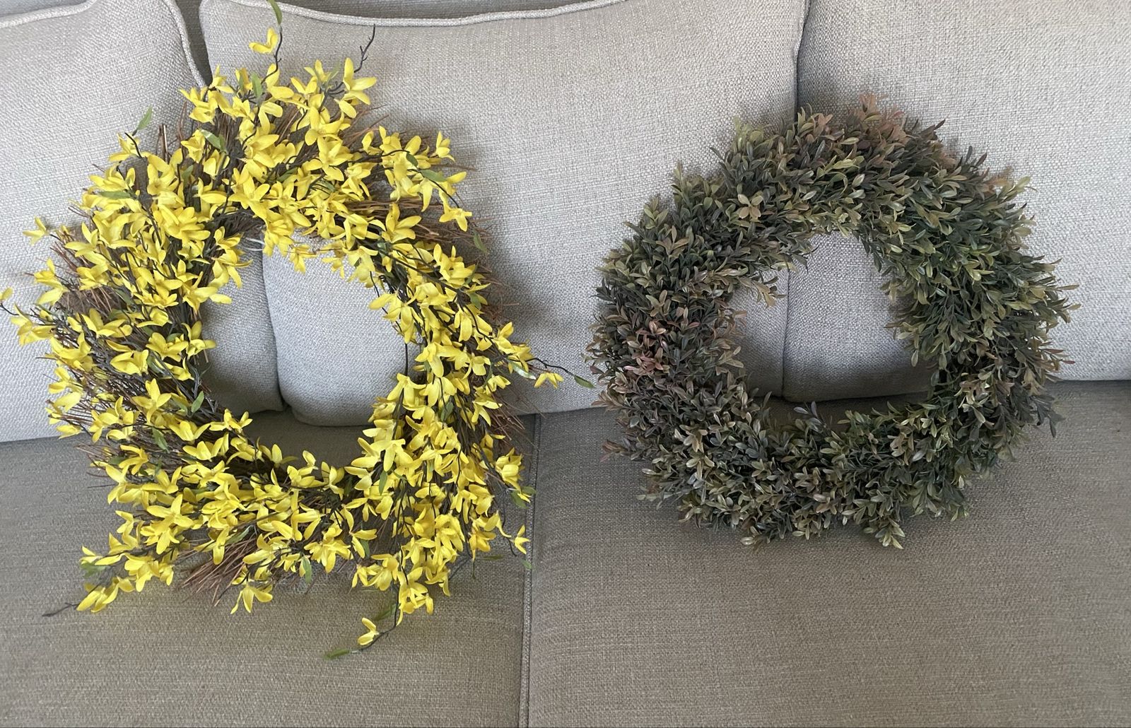Beautiful Door or Wall Wreath ~ 2 Wreaths