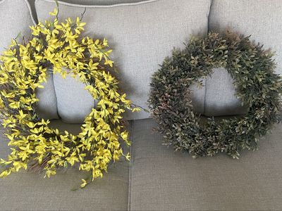 Beautiful Door or Wall Wreath ~ 2 Wreaths