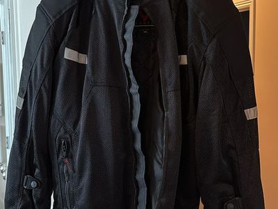 Men’s Motorcycle Jacket w/Armor All Weather 3XL