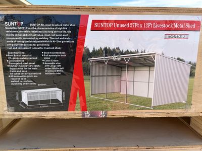 12'x27' Loafing Shed