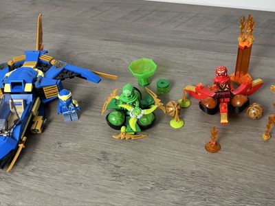 LEGO Ninjago 71709 Jay and Lloyd's Velocity Racers & Kai's Mini-Dragon Ninjago