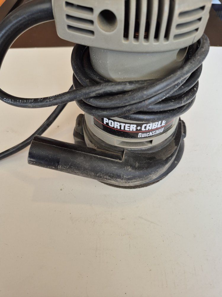 Porter Cable Quicksand Model 333 5 Inch Random Orbit Sander 120V 2.4A Corded