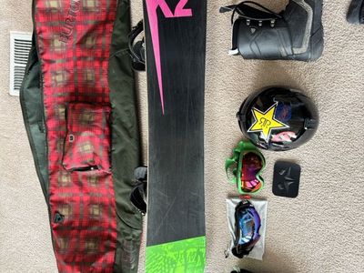 Complete K2 / Rome Snowboard Setup