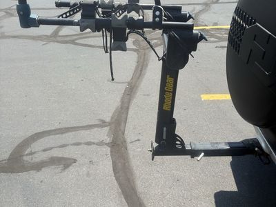 Rhode Gear Hitch Mount Bike Rack - Carrier for up to 4 Bicycles, Black
