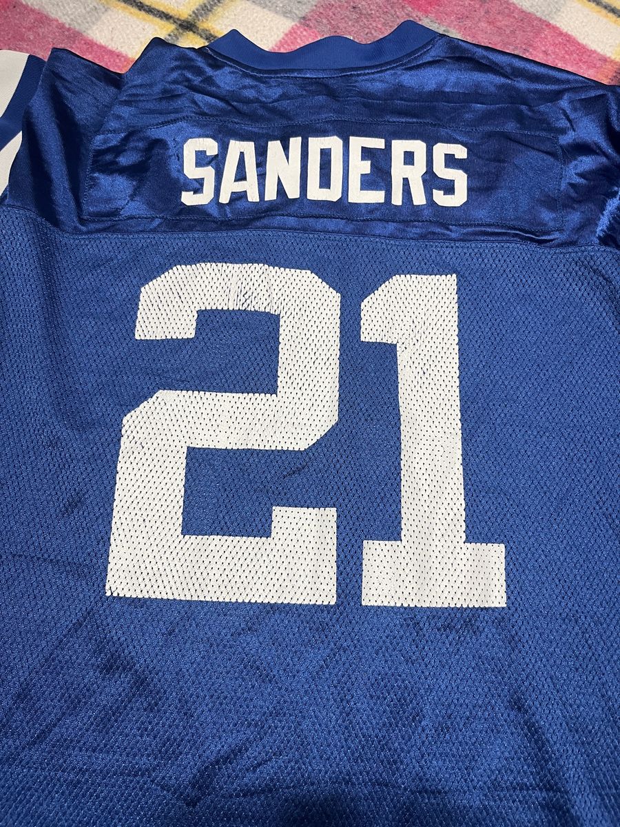 Reebok NFL Sanders #21 Indianapolis Colts Jersey Men's 2XL Authentic Blue