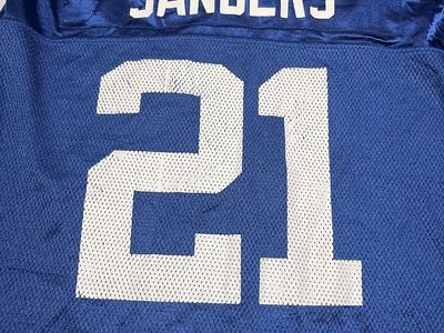 Reebok NFL Sanders #21 Indianapolis Colts Jersey Men's 2XL Authentic Blue