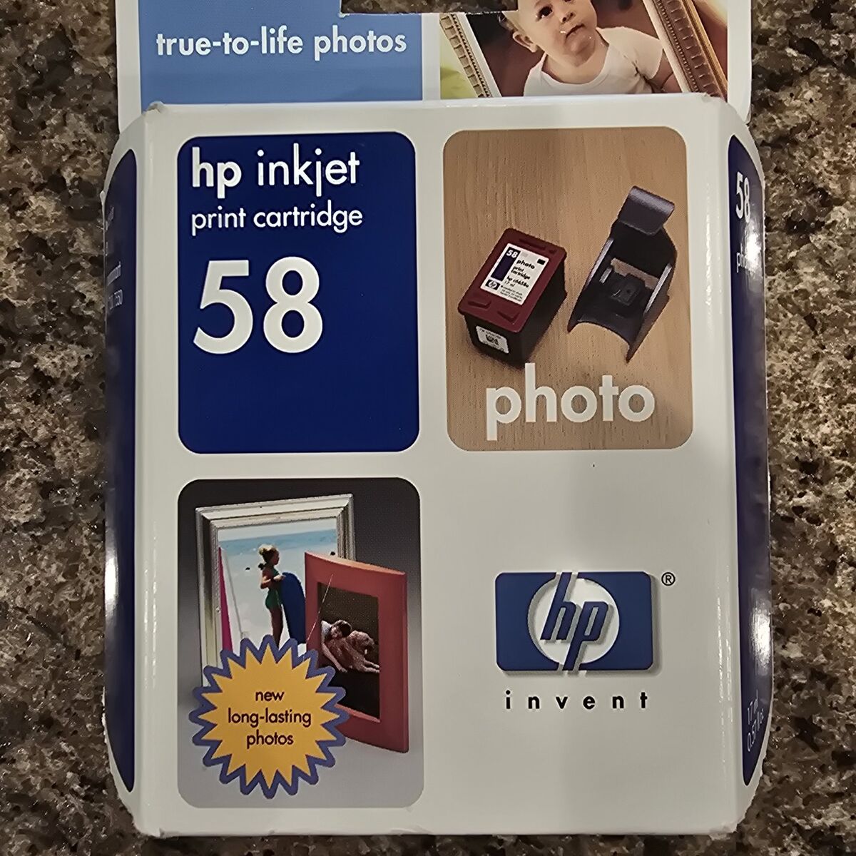 HP inkjet 58 cartridge