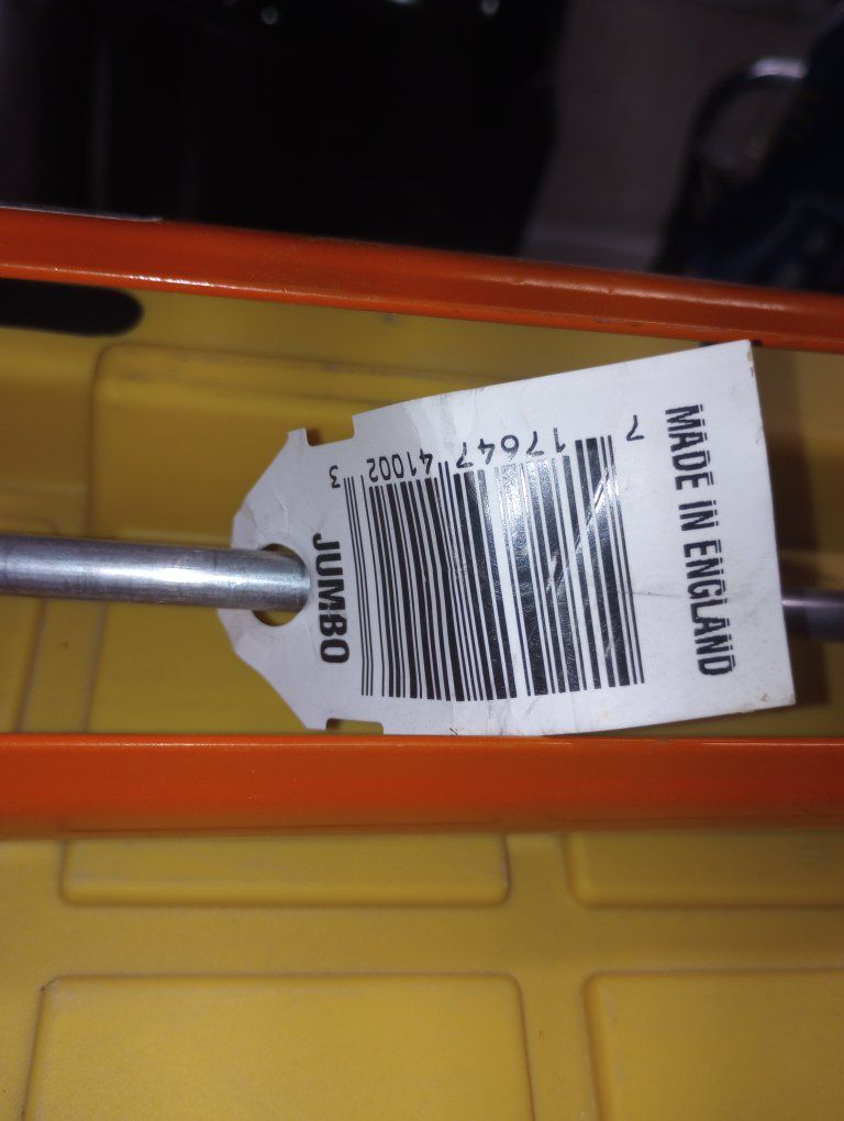 The Original by Cox Jumbo Caulking Gun Orange Made in England