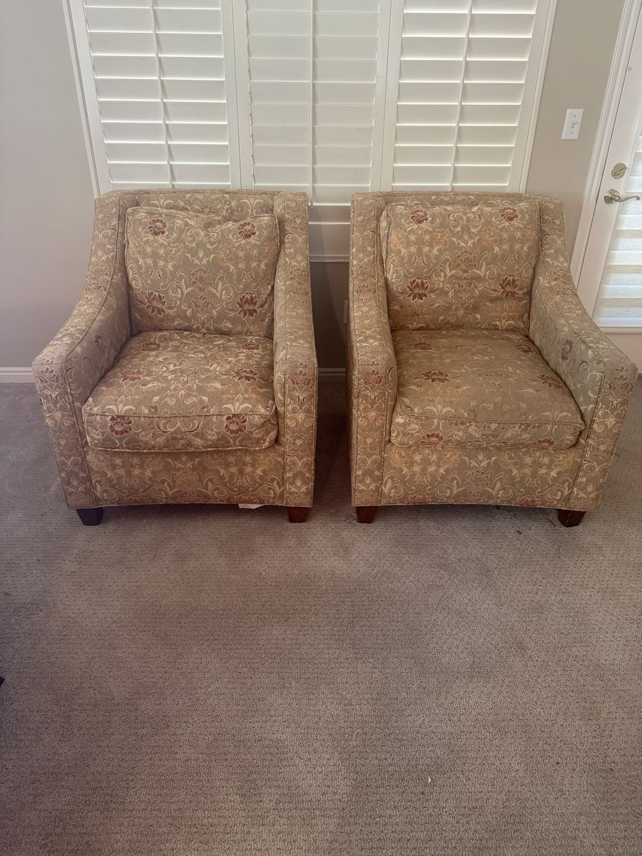 Pair Of Drexel Heritage Accent Chairs